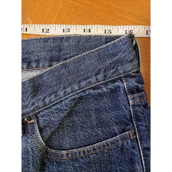 Vtg UNITED COLORS OF BENETTON Jeans Sz12 32x33 Made in Italy Flare Bootcut - Picture 5 of 8